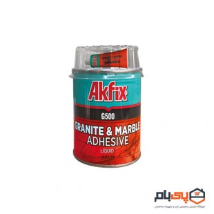 چسب گرانیت و سنگ مرمر دو جزئی آکفیکس مدل G500 وزن 1 کیلوگرمی