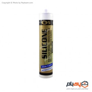 چسب سیلیکون درزگیر بهداشتی S5 حجم 310 میلی لیتر