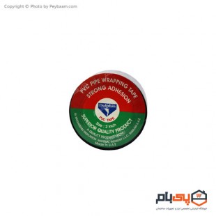 نوار چسب عایق لوله پی وی سی دلفین سایز 2 اینچ