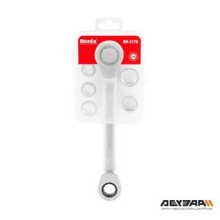 مجموعه آچار جغجغه ای دسته ثابت رونیکس مدل RH-2170