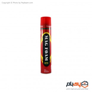 اسپری فوم درزگیر پلی اورتان مگ حجم 750 میلی لیتر