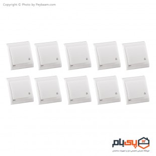 کلید زنگ ثابت الکتریک مدل پرشین بسته 10 عددی