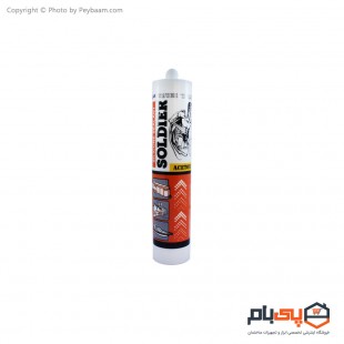 چسب سیلیکون درزگیر Soldier مدل ACETOXY