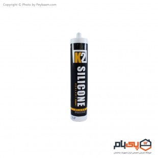 چسب سیلیکون درزگیر کاسپین مدل K2 حجم 300 میلی لیتر