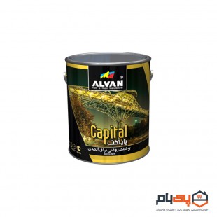 رنگ روﻏﻨﯽ ﺑﺮاق آﻟﮑﯿﺪی ﭘﺎﯾﺘﺨﺖ الوان مدل ALCO-2021 حجم گالن