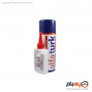 چسب 123 آلفا ترک حجم 400 میلی لیتر