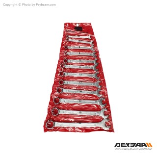 مجموعه 12 عددی آچار تخت و رینگی سالید مدل SLD-12