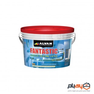 رنگ اكريليک سيليكون الوان مدل ALCO-3111 حجم گالن