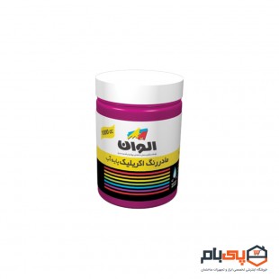 مادر رنگ اکریلیک پایه آب الوان مدل ALCO-3117 حجم 1000 سی سی