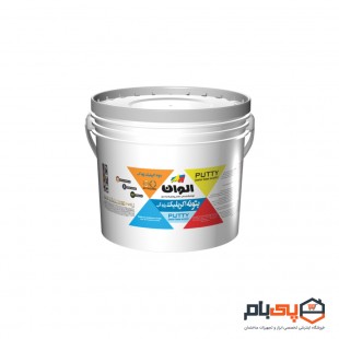 بتونه اکریلیک پایه آب الوان مدل ALCO-3121 حجم نیم کوارت