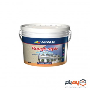 رنگ اکریلیک فاساد تکسچر زبر الوان مدل ALCO-3124 حجم 5 گالن