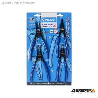 مجموعه 4 عددی انبر خار باز کن و خار جمع کن نووا مدل NTP 8075