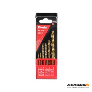 مجموعه 6 عددی مته کبالت رونیکس مدل RH-5529