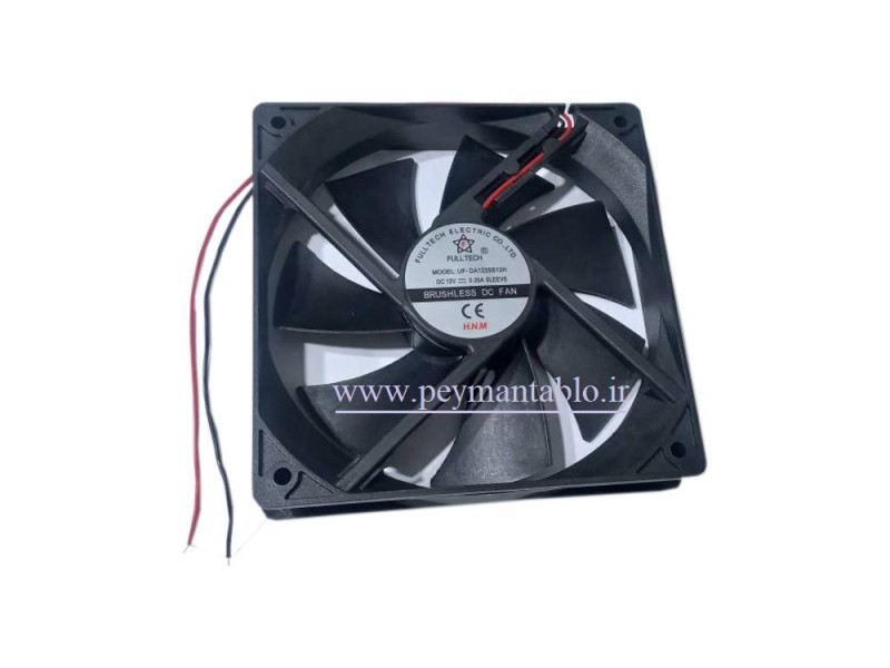فن تابلوئی 12 ولت DC به ابعاد (12*12) (عرض 2.5)