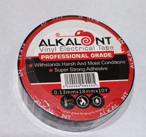 نوار چسب  (لنت برق) با عرض 18 میلیمتر مارک ALKALENT