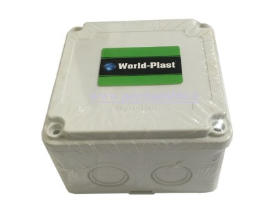 جعبه تقسیم برق (درب پیچ خور) پلاستیکی World-Plast 11*11*7