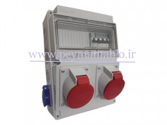 جعبه پریز کارگاهی تک و سه فاز (IP66) آمپراژ 32 آمپر (PARSA)