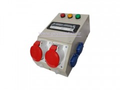 جعبه پریز کارگاهی تک و سه فاز (IP66) آمپراژ 32 آمپر (بدنه فلزی)سیم کشی شده
