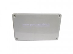 جعبه تقسیم (درب پیچ خور) 8*12*21 با W0RLD-PLAST) IP65)