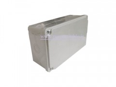 جعبه تقسیم (درب پیچ خور) 8*12*21 با W0RLD-PLAST) IP65)