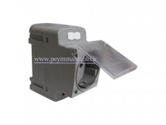 پریز تک فاز دربدار(ریلی) چراغدار (LED) ولتاژ 250 ولت 16 آمپر RAAD