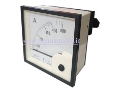 آمپرمتر تکی سی تی خور در آمپر های 1000 ،100،200،400،600 ،50،آنالوگ عقربه ای (96* 96) BEW