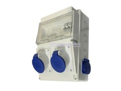 جعبه پریز کارگاهی تک فاز (IP66) آمپراژ 32 PARSA