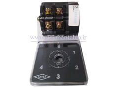 کلید سلکتور چهار حالته با صفر (4-3-2-1-0) 25 آمپر تک فاز (KAVEH)