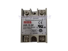 رله الکترونیکی SSR تک فاز 75 آمپری FOTEK 75DD