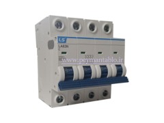 کلید مینیاتوری (mcb) چهار پل / سه فاز+نول 16 آمپر ، LS