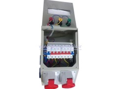 جعبه پریز کارگاهی تک و سه فاز (IP66) آمپراژ 32 آمپر (بدنه فلزی)سیم کشی شده