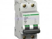 کلید مینیاتوری (mcb) دو پل / دو فاز 4 آمپر Schneider electric