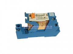 رله مینیاتوری 230 ولت AC تک کنتاکت 16 آمپر Finder(46.61) LED