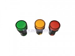 لامپ سیگنال تابلوئی (LED) قطر 22 ولتاژ 220 ولت (DC)