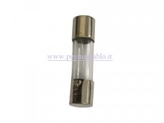 فیوز شیشه ای به ابعاد 20*5 میلیمتر در آمپرهای (.15.20. 10، 6 ، 4 ، 2 آمپر)