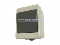 کلید تک پل رو کار بارانی 220 ولت ،16 آمپر (PART ELECTRIC)