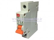 کلید مینیاتوری (mcb) تک پل/تک فاز 10 آمپر تیپ LS،B
