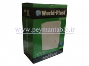 تابلوی پلاستیکی (ABS) درب مات (World-Plast (25*35*15