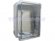 تابلو پلاستیکی (ABS) درب شفاف (20*40*30) با World-Plast IP65