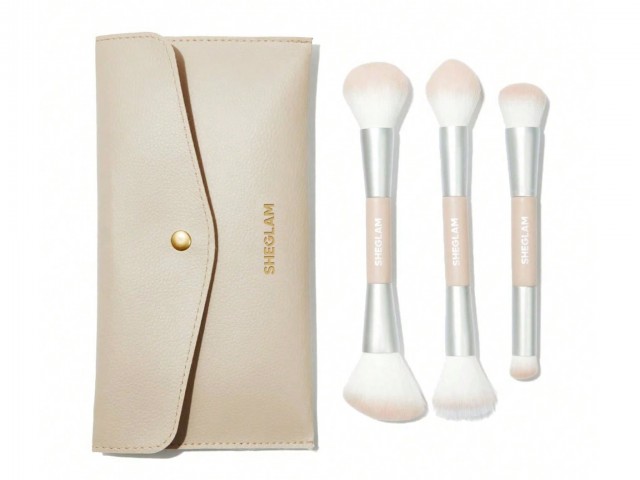 براش سه تیکه همراه کیف شیگلم SHEGLAM