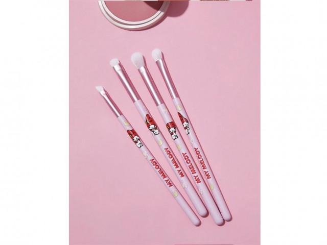 براش آرایش چشم چهارتایی Sanrio