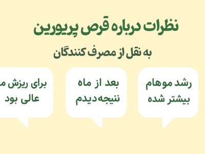 نظرات درباره قرص پریورین به نقل از مصرف کنندگان
