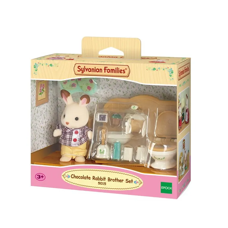 اسباب بازی سیلوانیان فامیلیز Sylvanian Families مدل Chocolate Rabbit Brother Set کد 5015