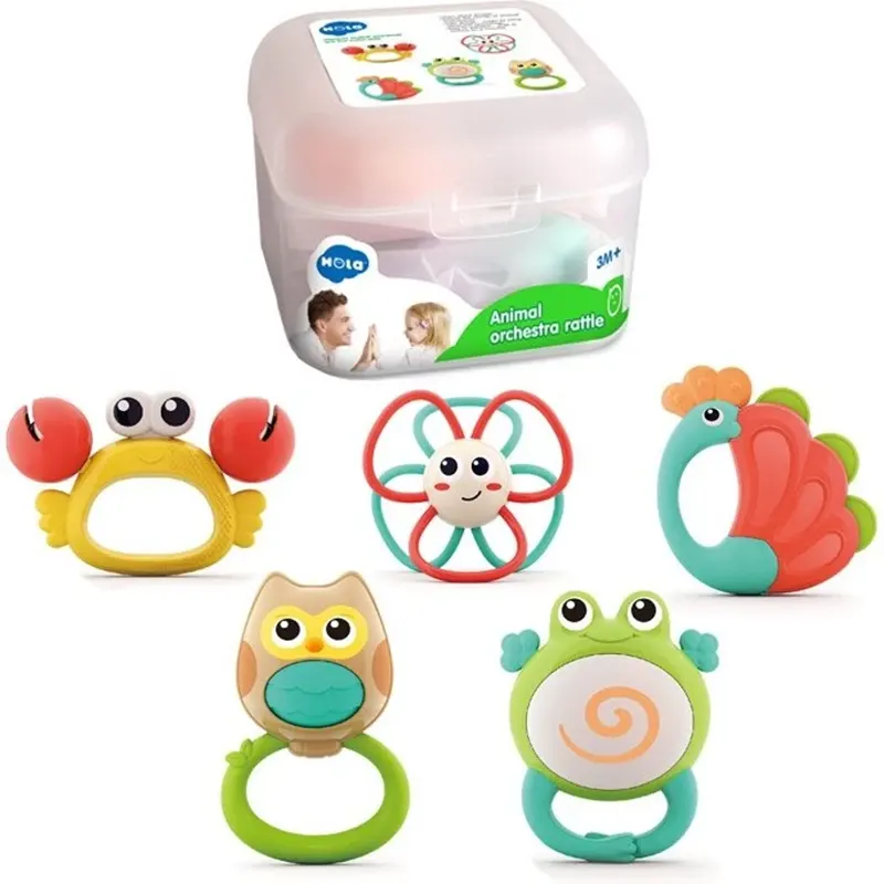 جغجغه دندانگیر 5 عددی هولی تویز Hola Toys کد E318B