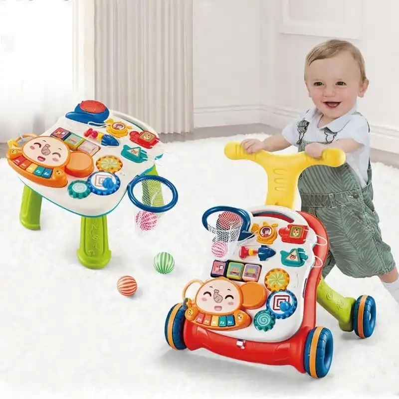 واکر کودک 3 در 1 کیکابو مدل KIKKA BOO Play & Grow رنگ قرمز کد P/5993/RE