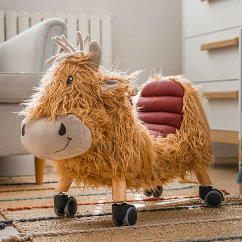 گاو چرخدار هایلند لیتل برد little bird HIGHLAND COW RIDE ON كد 3090