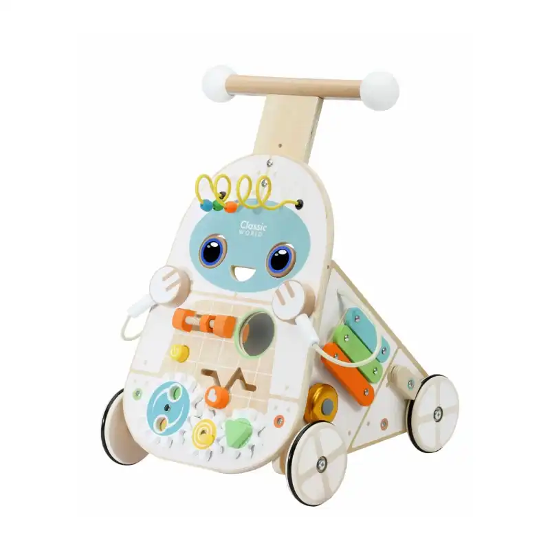 واکر کودک چوبی کلاسیک ورلد classic world Robot Walker مدل 10515