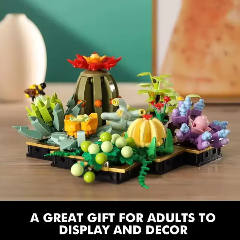 لگو آیکون مدل گل کاکتوس کد DZ6015