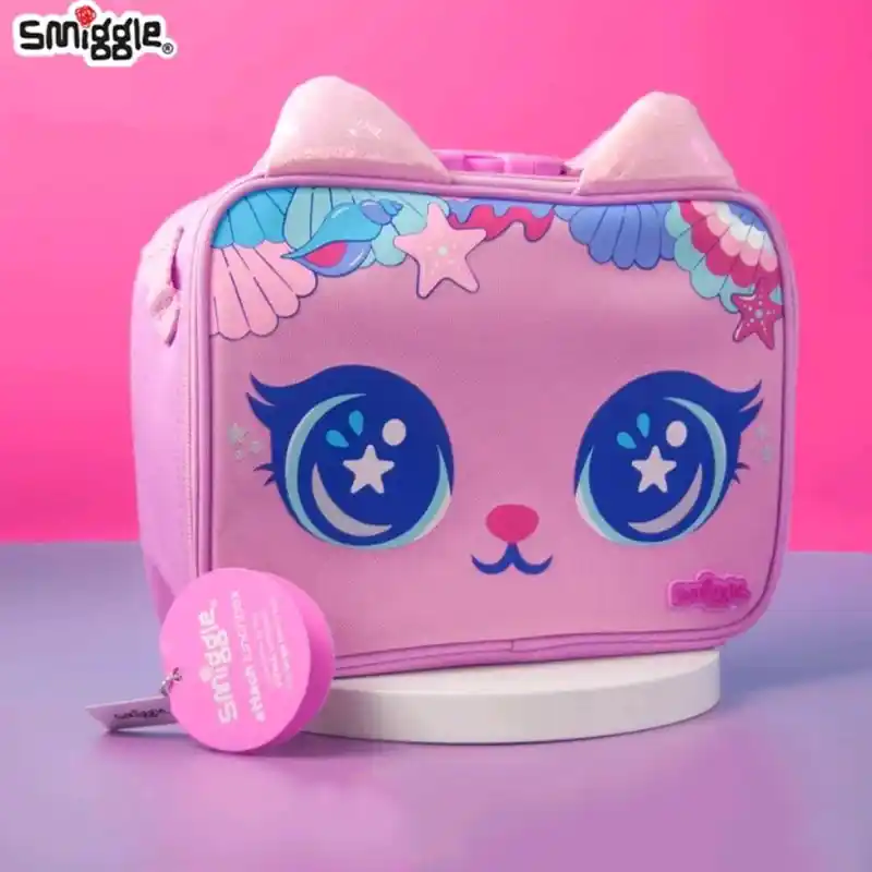 لانچ بگ اسمیگل طرح گربه صورتی کد 74242