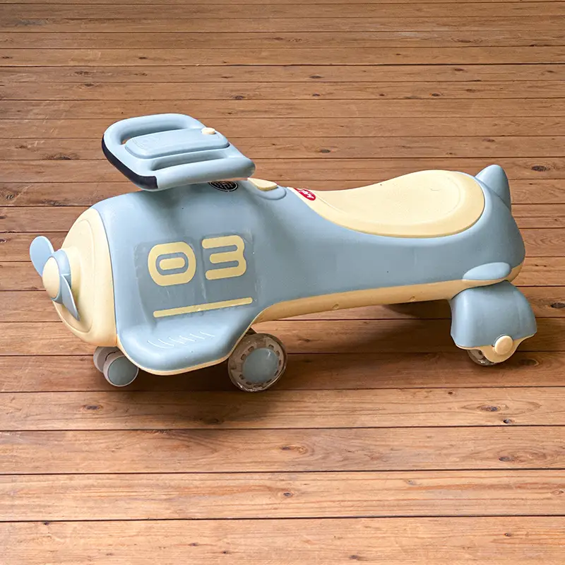 کویر کار موزیکال طرح هواپیما رنگ آبی زرد کد P/QT8081/AZ